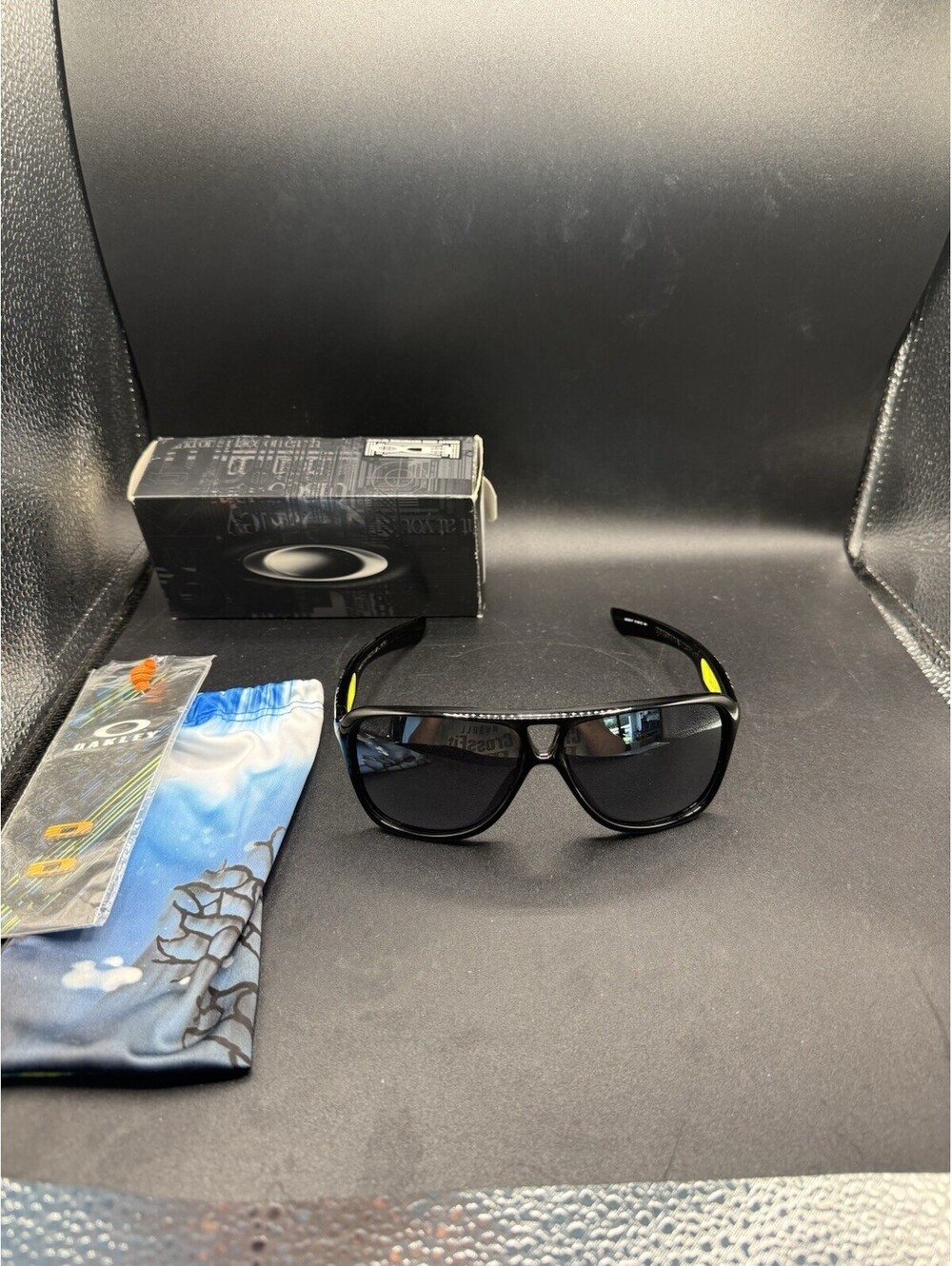 Oakley Dispatch II Fathom Polished Black/Black Iridium Lenses OO9150-17